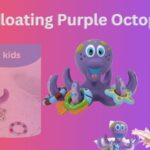 Nuby Floating Purple Octopus with 3 Hoopla Rings Interactive Bath Toy